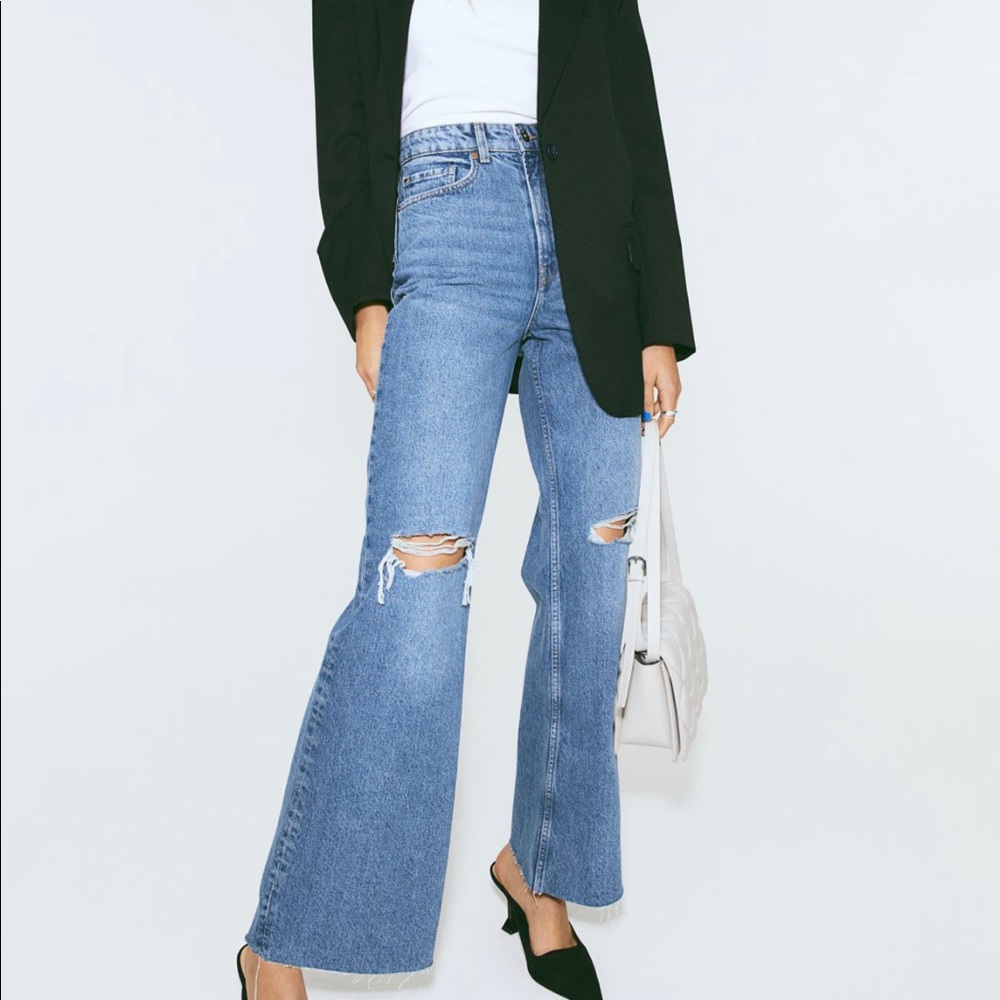 H&M Wide-High Jeans